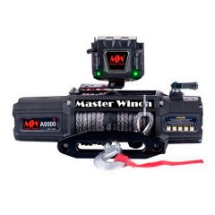 Автомобильная лебедка "Master Winch" А9500S, электрическая с синтетическим тросом, 12В